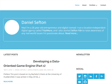 Tablet Screenshot of danielsefton.com